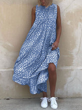 Load image into Gallery viewer, Sleeveless Fashion Print Casual Dress