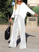 Load image into Gallery viewer, Casual Loose Shirt Pants Knitted Suit