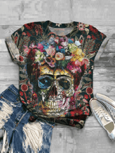Load image into Gallery viewer, Casual Impression Grunt Print Fashion T-shirt