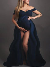 Load image into Gallery viewer, Maternity Casual Pure Color Dress
