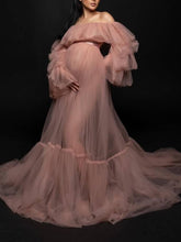 Load image into Gallery viewer, Maternity Fashion Gauze Long Dress
