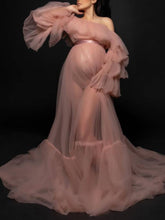 Load image into Gallery viewer, Maternity Fashion Gauze Long Dress
