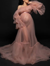 Load image into Gallery viewer, Maternity Fashion Gauze Long Dress

