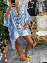 Load image into Gallery viewer, Retro Simple Casual Loose Striped Dress
